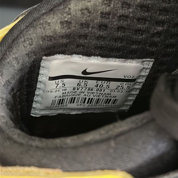 Nike Air Max Men 720 Saturn AS QS Motorsport All Stars! BV7786-001, Size 7.5 - Picture 7 of 12